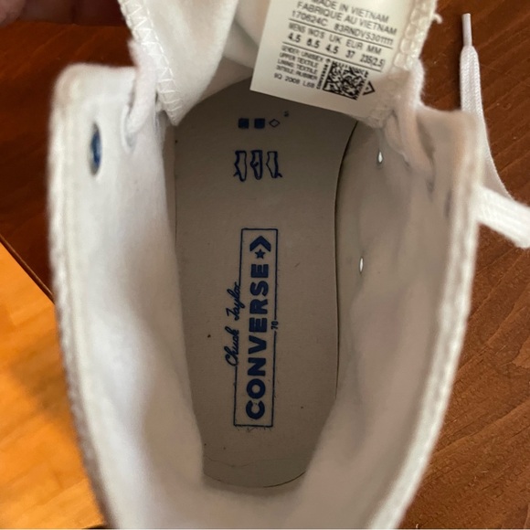 Lay Zhang Converse Chuck Taylor All Star 70 Hi Top Mens Size 4.5/Womens Size 6.5 - Picture 9 of 10